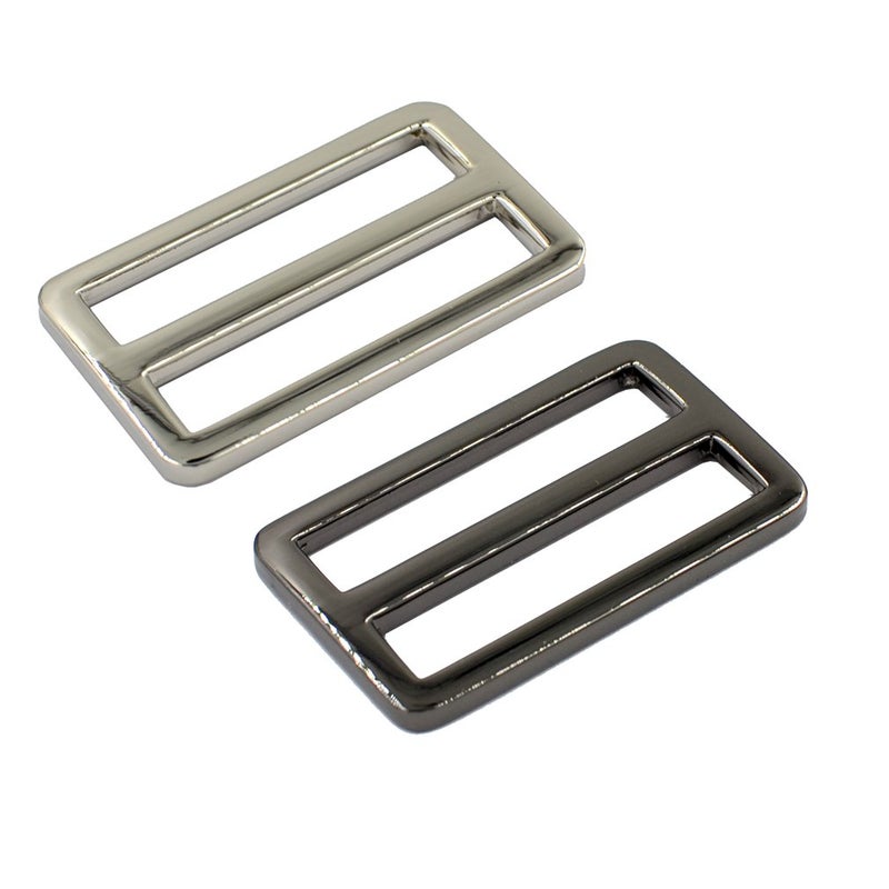 DGOL 10pcs 1-1/2 inch Slider Webbing Strap Tri Glide Buckles Zinc Alloy Tri-glide Buttons Fasteners (Bronze) - Image 4